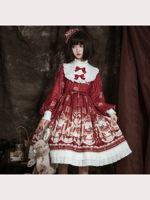 Vintage Bear Lolita Dress OP (BJ05)